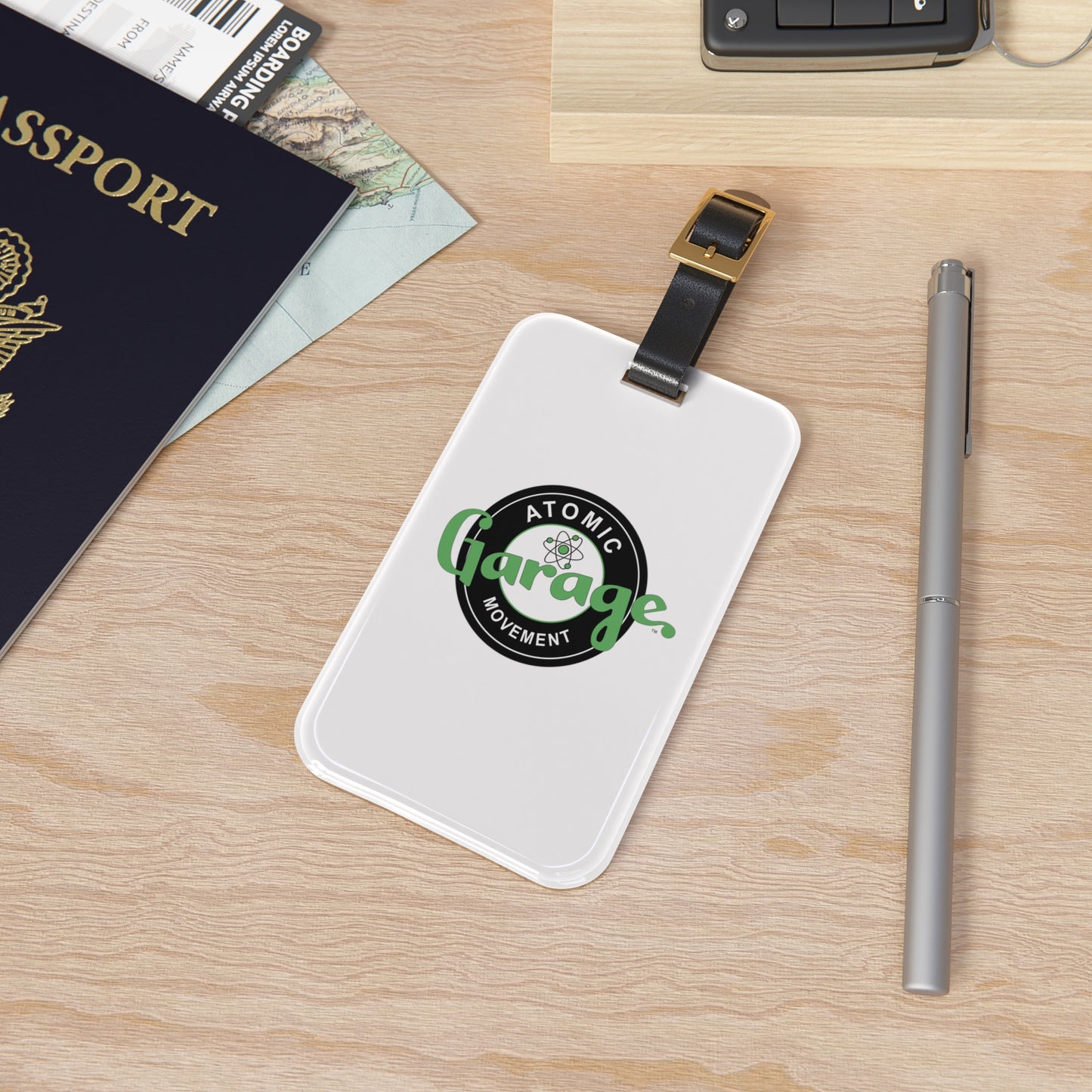 Atomic Garage Movement - Luggage Tag
