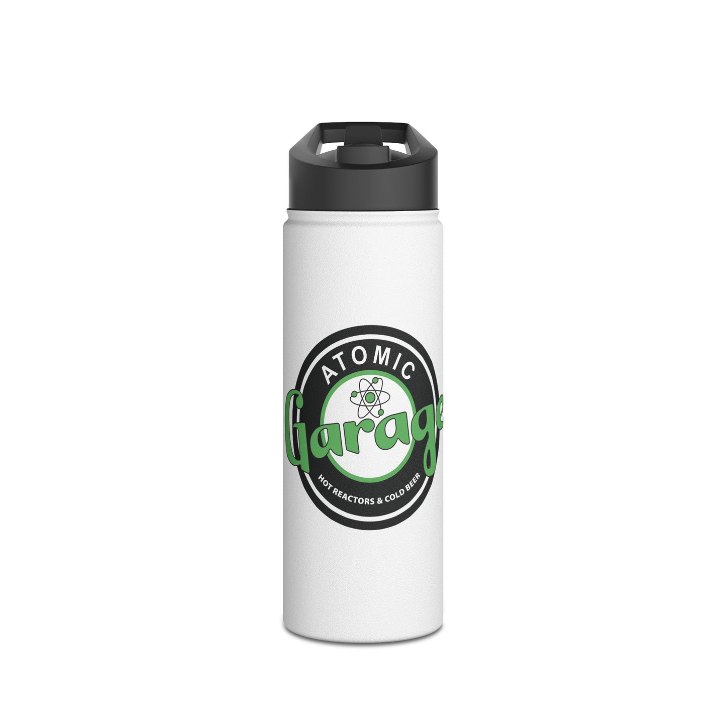 Atomic Garage Movement - Stainless Steel Water Bottle, Standard Lid