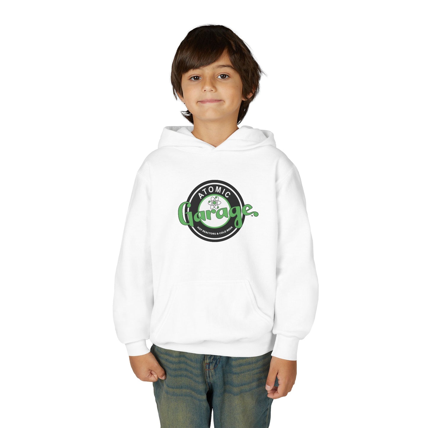 Atomic Garage - Youth Heavy Blend Hooded Sweatshirt