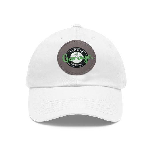 Atomic Garage Movement - Dad Hat with Leather Patch (Round)